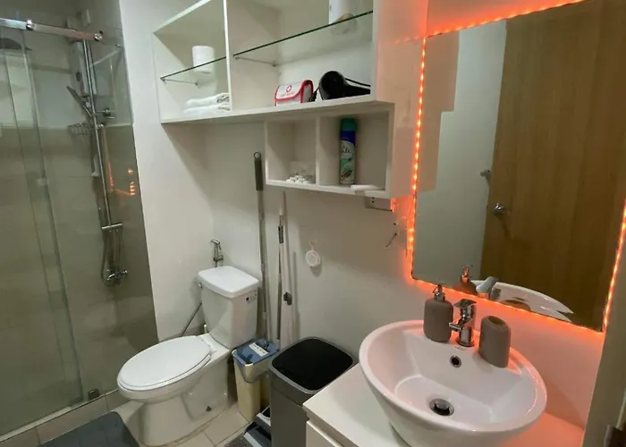 Apartamento Bright & Modern 2-bedroom In Vine Residences Quezon At The Back Of Sm Novaliches *