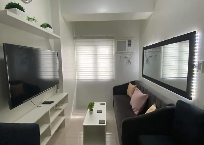 Apartamento Bright & Modern 2-bedroom In Vine Residences Quezon At The Back Of Sm Novaliches *